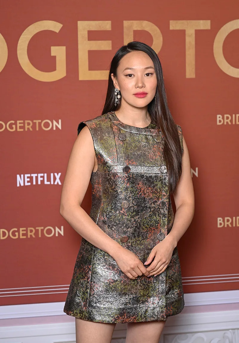 Yerin Ha wears Louis Vuitton at the "Bridgerton" Season Four Part Two screening on Feb. 24 in London.