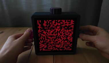 This cool ESP32 project combines four screens into a 32x32 LED matrix