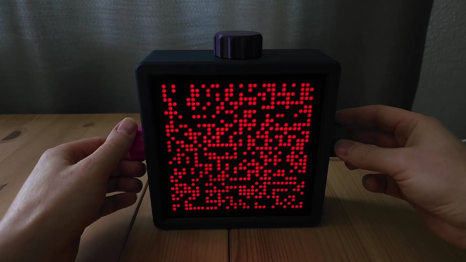 This cool ESP32 project combines four screens into a 32x32 LED matrix