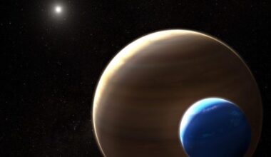 Artist's impression of an exomoon. (Credit ESA/Hubble)