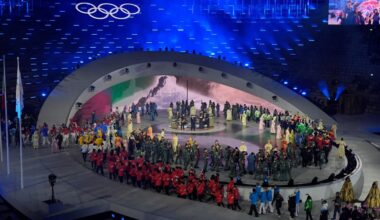 Twin Milan and Cortina Olympic cauldrons are extinguished, signaling the end of Winter Games