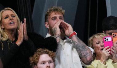 Who is Jake Paul's fiancée? YouTuber-turned-boxer cheers on Netherlands' Jutta Leerdam at women's 500-meter event