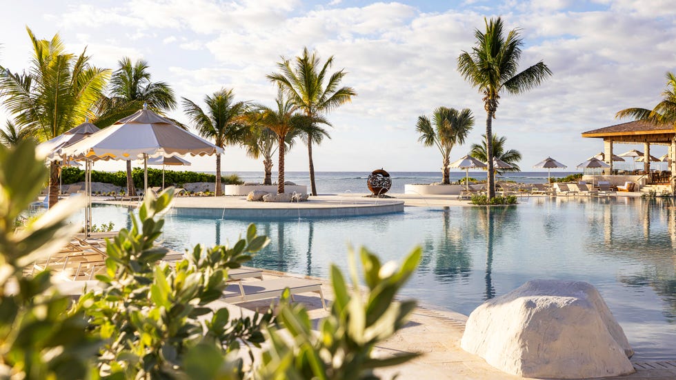 Salterra resort and wellness center on South Caicos Lagoon pool