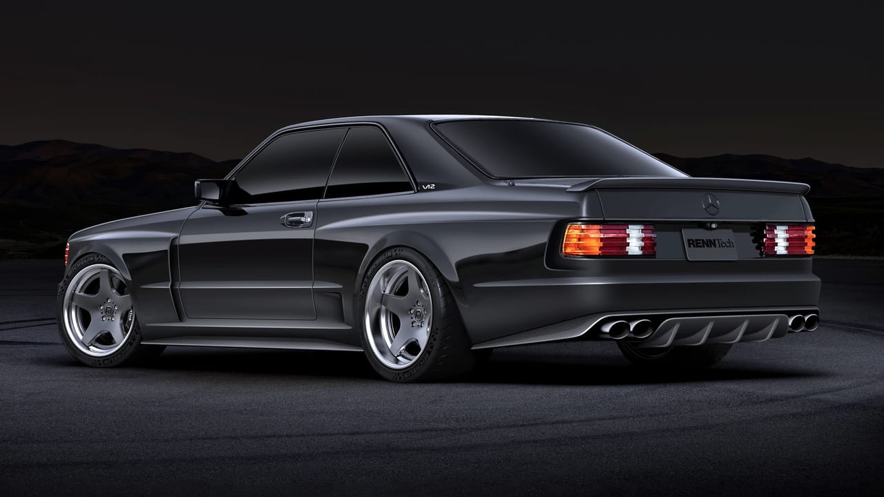 Renntech’s ‘Sledgehammer’ is a nat-asp, 7.5-litre widebody V12 Mercedes SEC - Top Gear