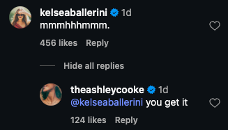 Comments on a social media post. Comments on a social media post.