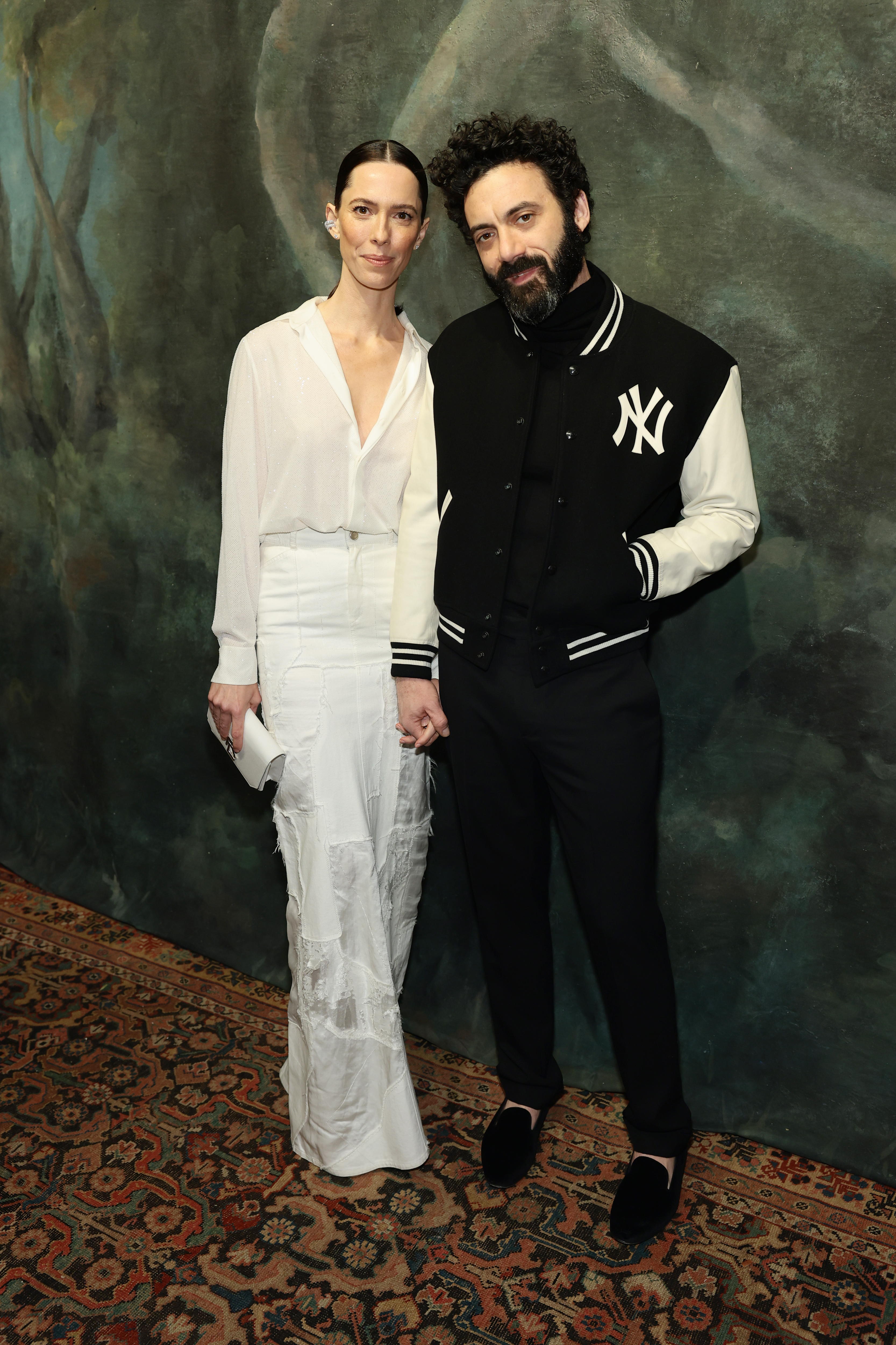 Rebecca Hall and Morgan Spector at the Ralph Lauren show