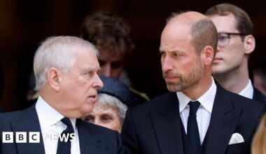 Andrew is Prince William's problem too - and it makes his future job harder - BBC