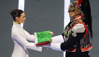 Leonardo DiCaprio’s Girlfriend Is Olympics Flag Bearer