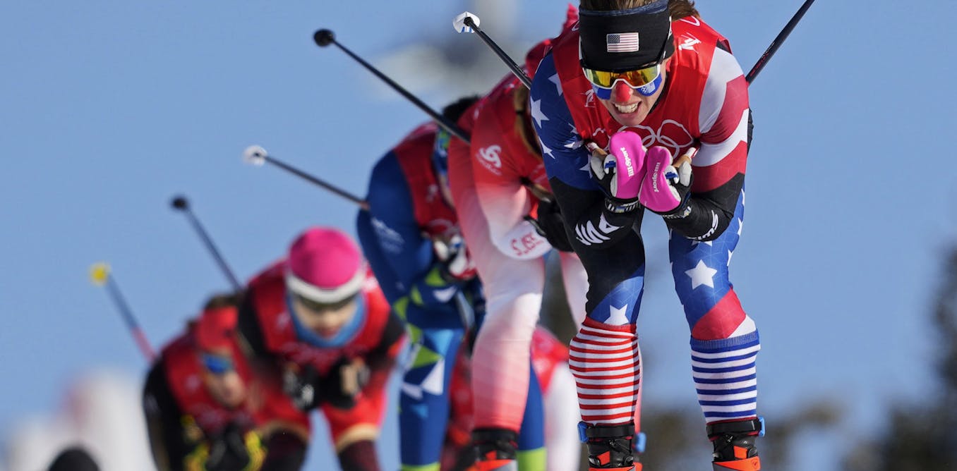 Machine-made snow makes ski racing faster and riskier – and it’s everywhere