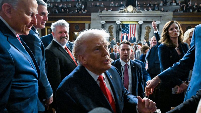 CNN poll finds Trump’s State of the Union left some viewers unconvinced that he’ll lower cost of living