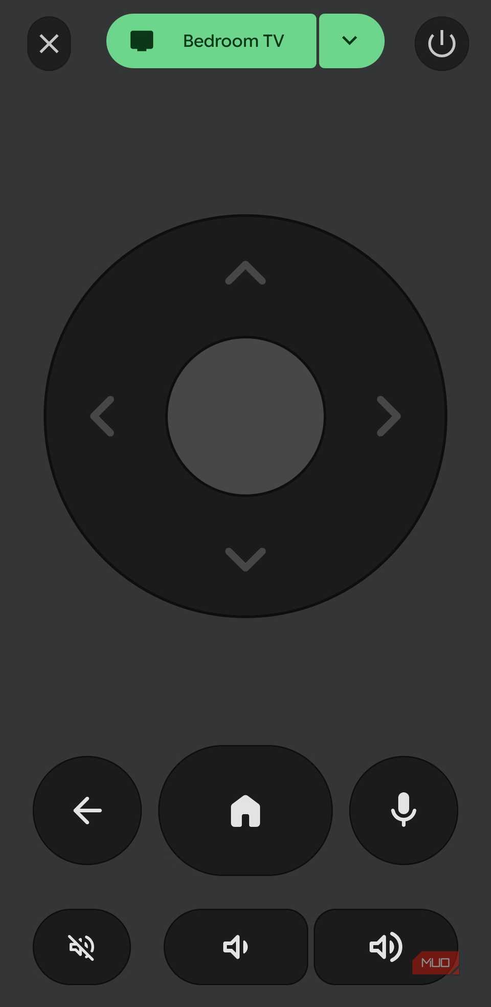Google TV app remote on phone