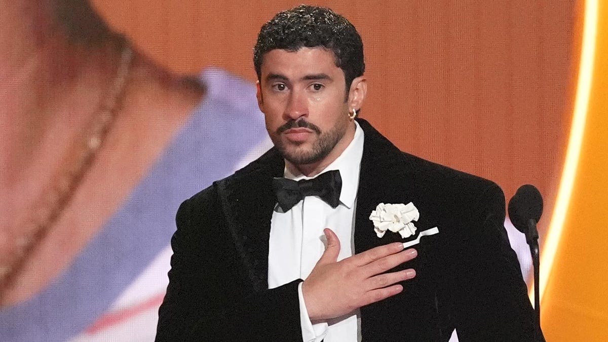 Bad Bunny at the 2025 Grammys
