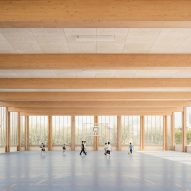 Sports court interior