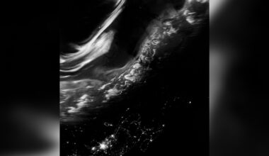 Satellite spies northern lights over Iceland and Canada photo of the day for Feb. 23, 2026