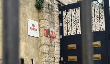 'Christians Out': Jerusalem Church Tagged With Hate Graffiti, Police Investigating - Haaretz