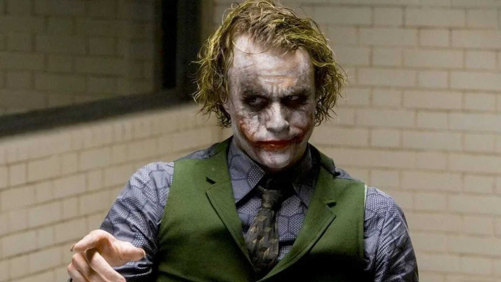 Heath Ledger as Joker in The Dark Knight