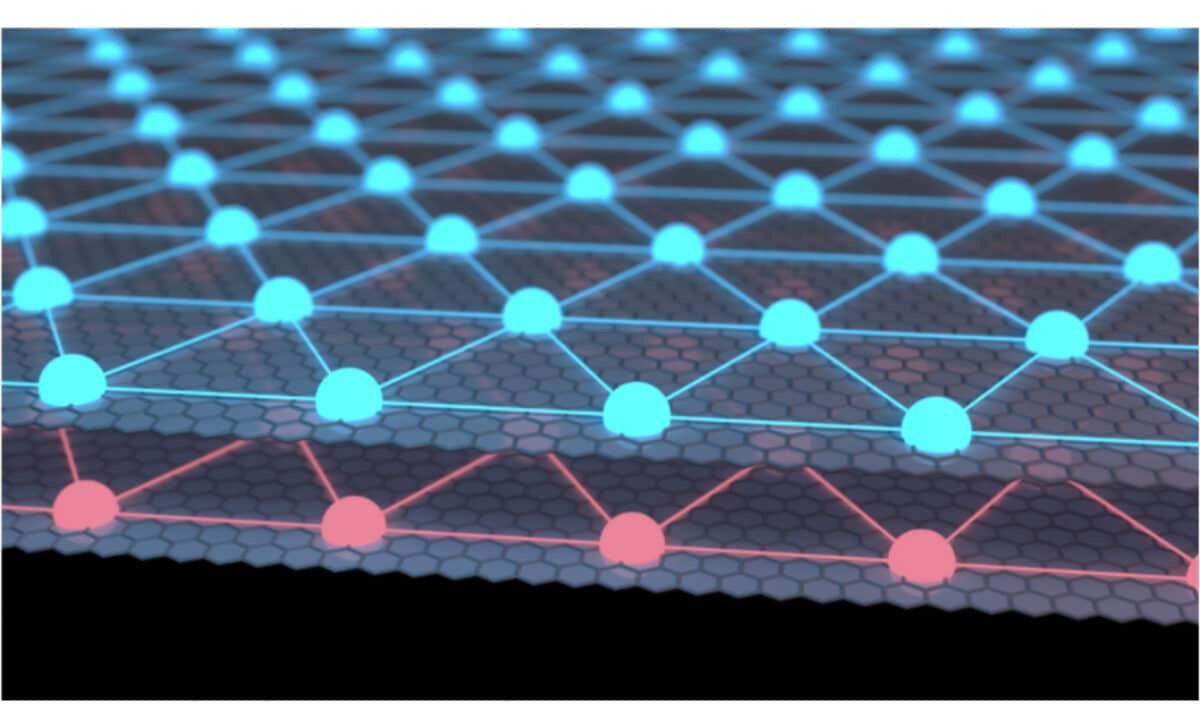 Illustration Of Excitons Arranging Into A Solid Pattern In Bilayer Graphene