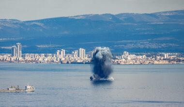 Israeli defence system intercepts Iranian missiles over Haifa | Israel-Iran conflict