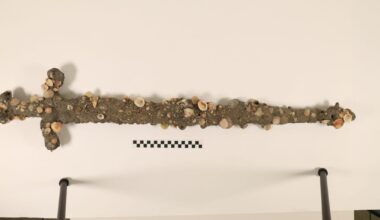 12th century Crusader sword discovered "by chance" by student off coast of Israel, university says