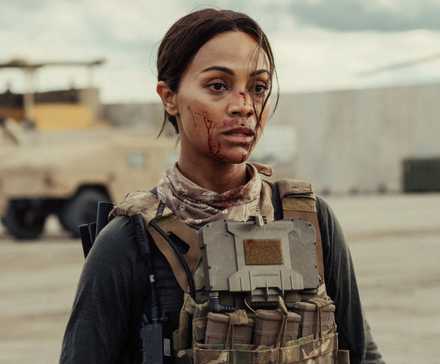 Zoe Saldana as Joe in Lioness