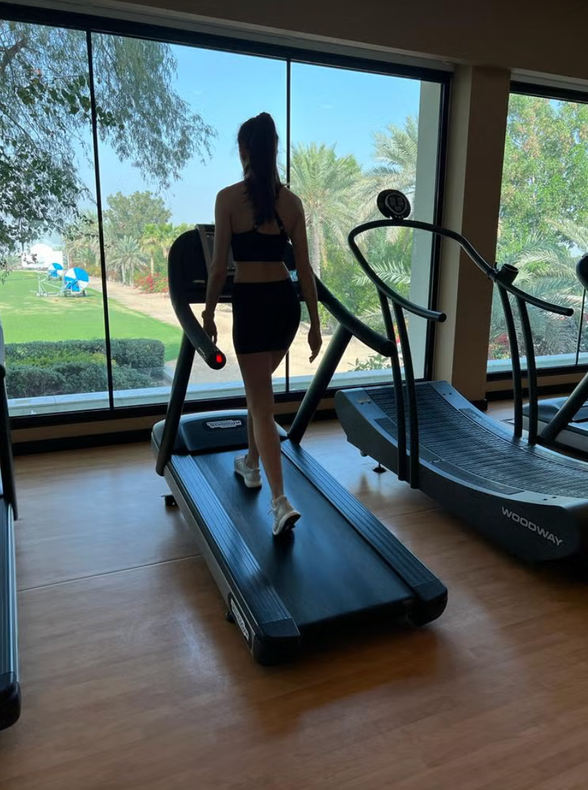 incline walk vs running