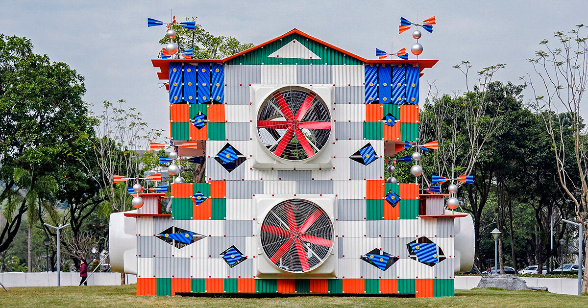 industrial components assemble clock-house by drawing architecture studio in china