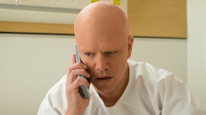 Matt Damon as Paul on the phone in Downsizing