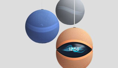 IRIS 4.0 is a Fabric-Covered Smart Speaker Orb That Watches from Above