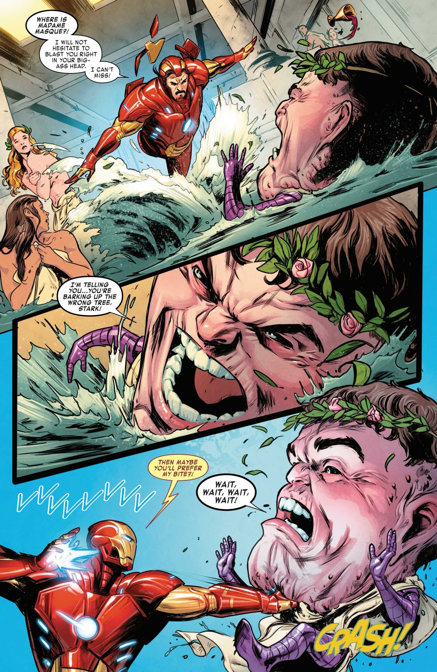 Iron Man Questions MODOK In Iron Man #2