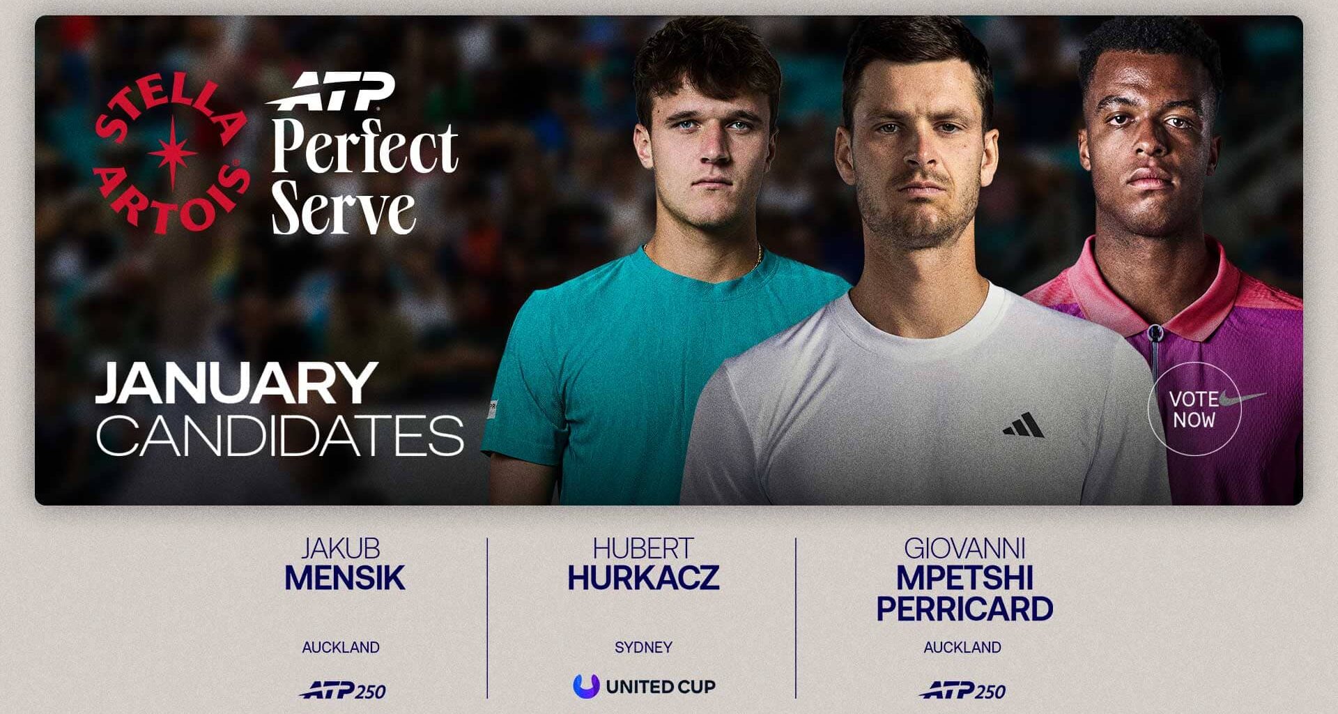 Stella Artois ATP Perfect Serve: Vote now for January's winner | ATP Tour