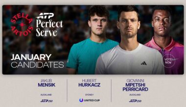Stella Artois ATP Perfect Serve: Vote now for January's winner | ATP Tour