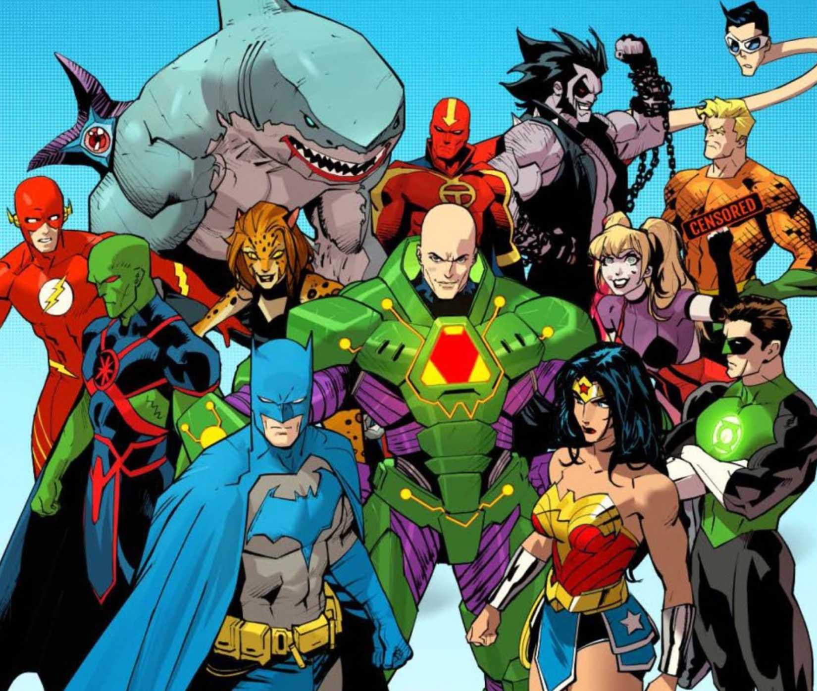 JUSTICE LEAGUE HEROES BATMAN AND WONDER MAN RECRUITING VILLAINS