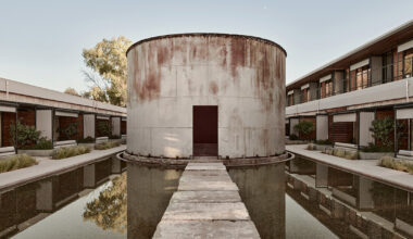 k-studio expands wine factory-turned-hotel 'dexamenes' in greece