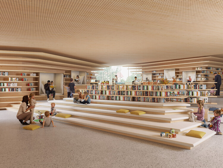 Kengo Kuma and Associates to Design Spiral-Shaped Public Library in Rzeszów, Poland - Image 9 of 12