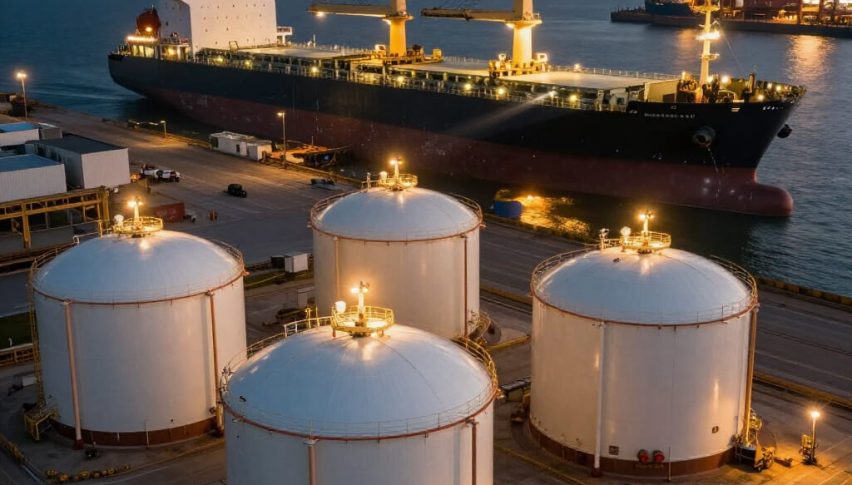 Natural gas is remaining mostly flat today as market factors push and pull.