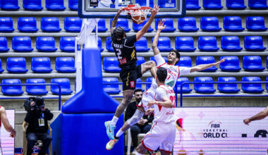 WATCH: Jalen Harris' poster dunk in Jordan's win over Iran