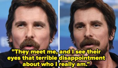 Christian Bale Admitted He's A "Disappointment" In Real Life, And Here's Why - BuzzFeed