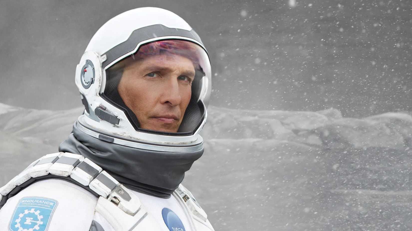 Matthew McConaughey as Coop in Interstellar