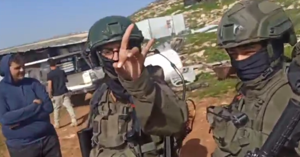 IDF blocks Palestinian Bedouins from rebuilding their West Bank homes burned by settlers - Haaretz