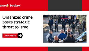 Organized crime poses strategic threat to Israel