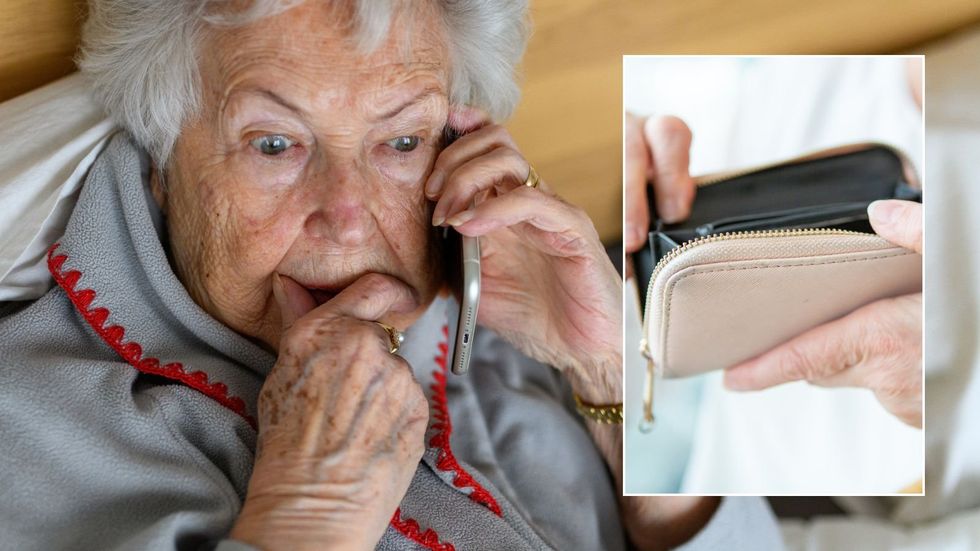 Older woman and empty nurse