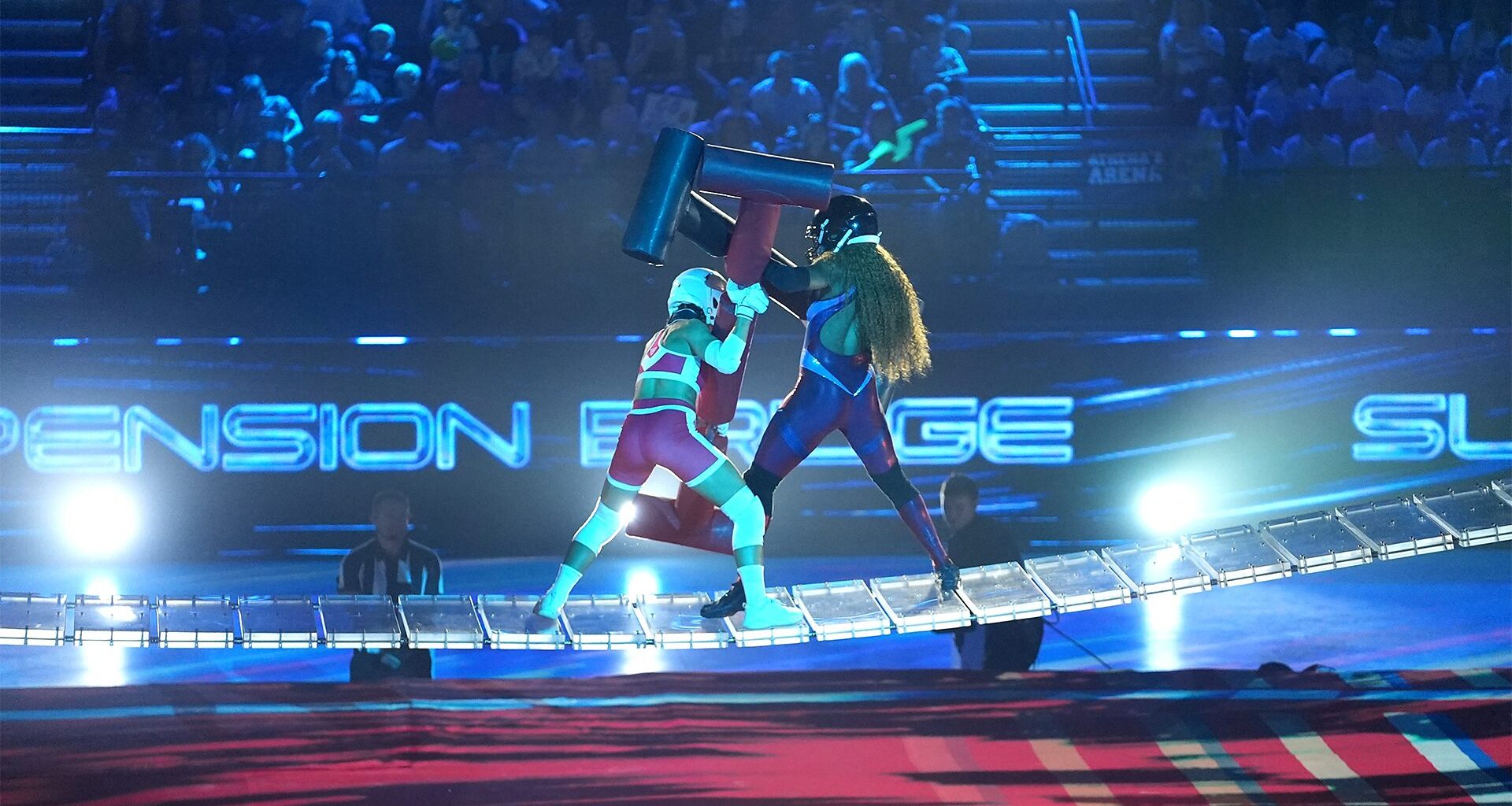 BBC Gladiators revives classic clash as Suspension Bridge returns for series 3