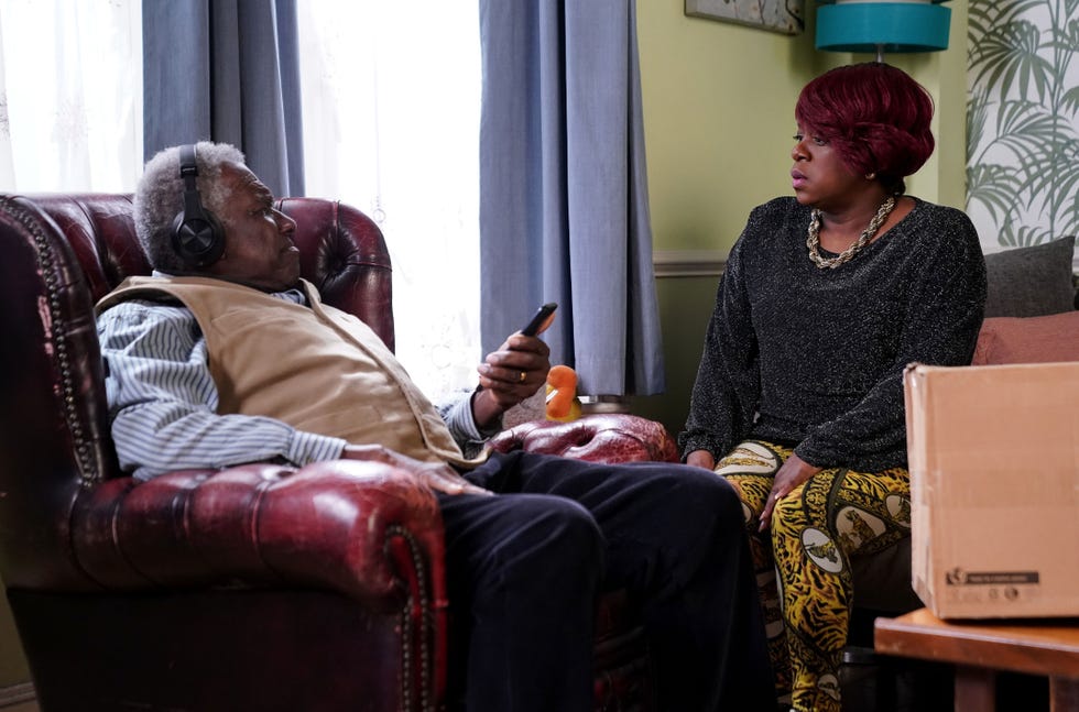 Patrick Trueman, Kim Fox, EastEnders patrick trueman, kim fox, eastenders