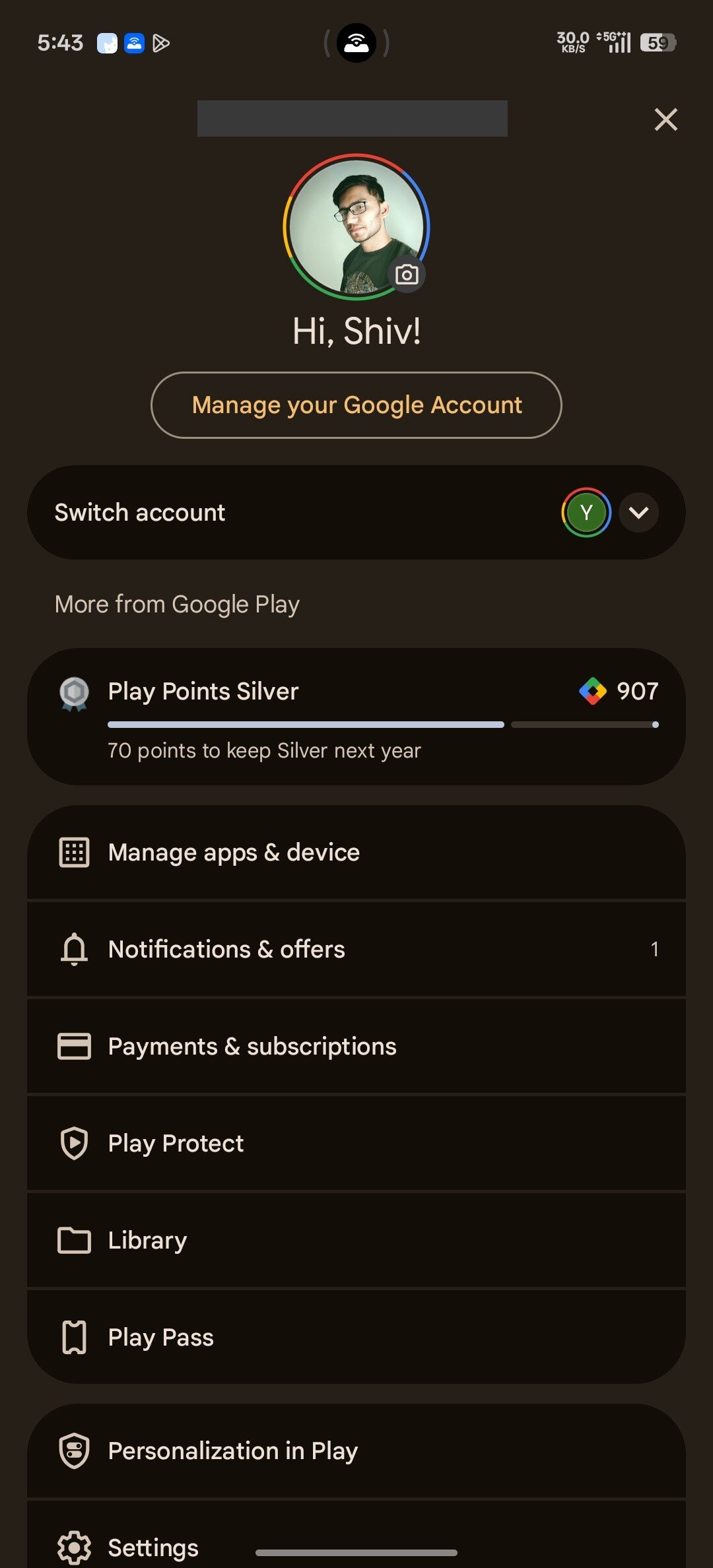 play store subscriptions 5