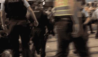 Violence erupts as anti-Israel protesters target president’s Australia visit