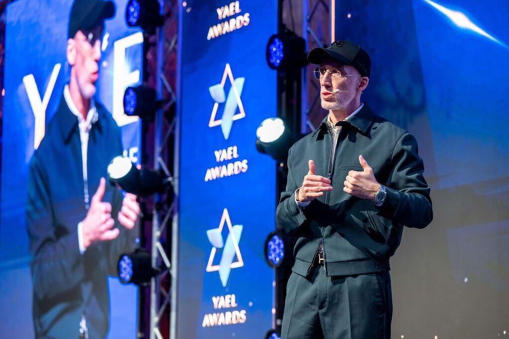 Uri Poliavich, co-founder of the Yael Foundation, speaks about the Foundation's 2026 focus at the Awards Gala (Photo: Gadi Sierra) Uri Poliavich, co-founder of the Yael Foundation, speaks about the Foundation's 2026 focus at the Awards Gala