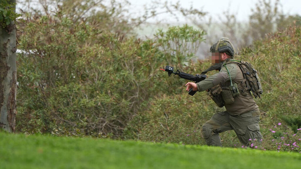 תרגיל של יחידת פרא (לוט"ר גולן) במושב נטור