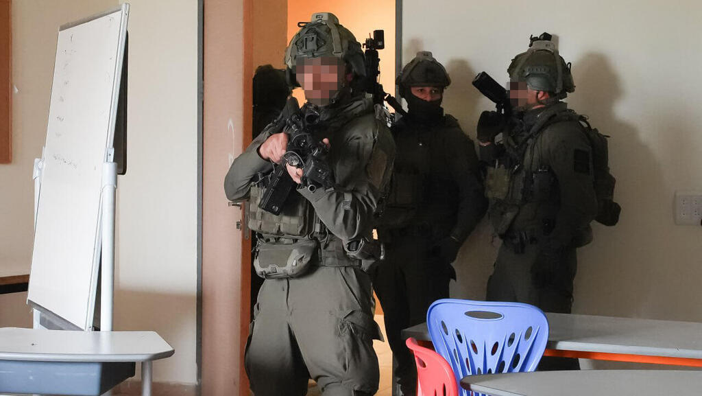 תרגיל של יחידת פרא (לוט"ר גולן) במושב נטור