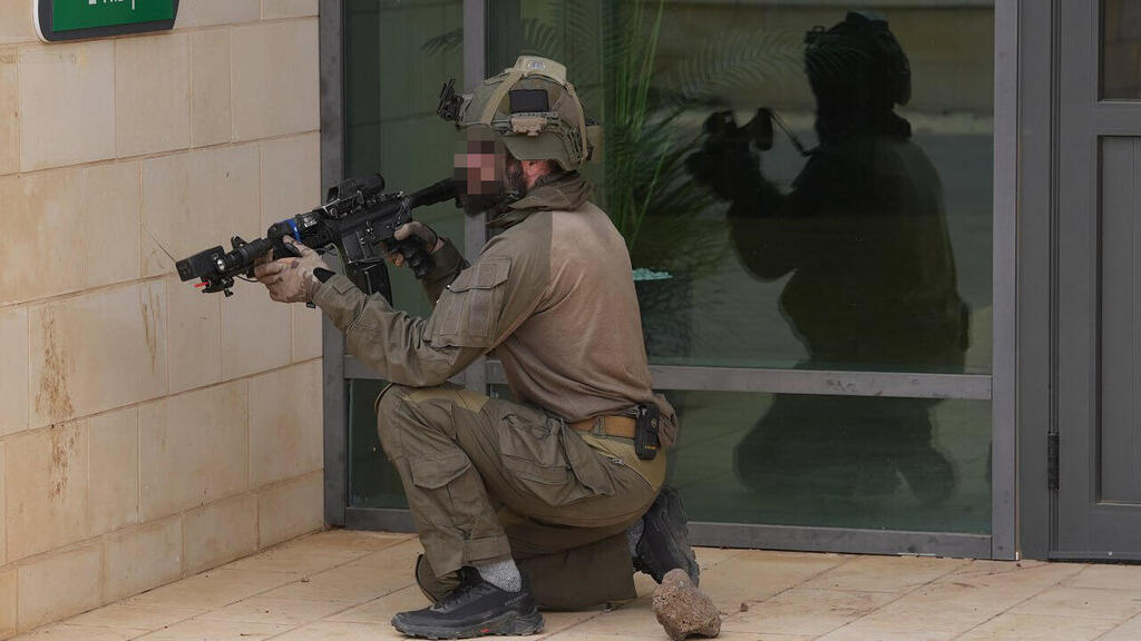 תרגיל של יחידת פרא (לוט"ר גולן) במושב נטור