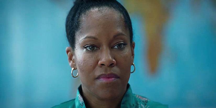 Angela Abar (Regina King) looking serious in Watchmen